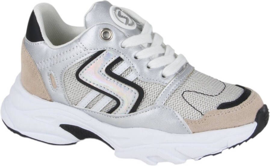 Shoesme LW24S100-A jongens sneakers metallic
