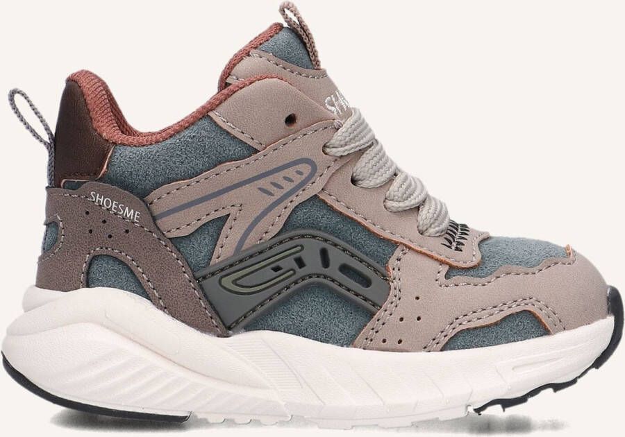 Shoesme Lw25w050 Sneakers Unisex Leren Sneaker Taupe
