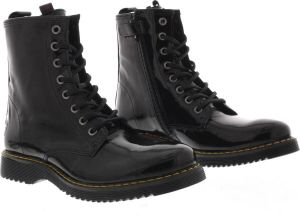 Shoesme Meisjes Enkellaarzen Re21w010-e Shiny Black Zwart