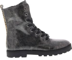 Shoesme Meisjes Enkellaarzen Ta21w025-c Oud-zilver