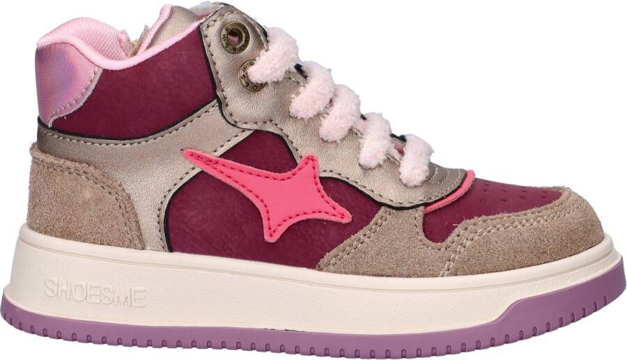 Shoesme NO25W006-F MeisjesHalf-hoogKindersneakers Roze - Foto 3