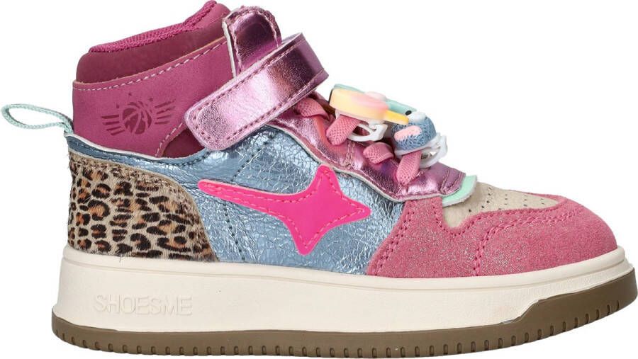 Shoesme New Outsole Sneakers roze Leer Dames - Foto 6