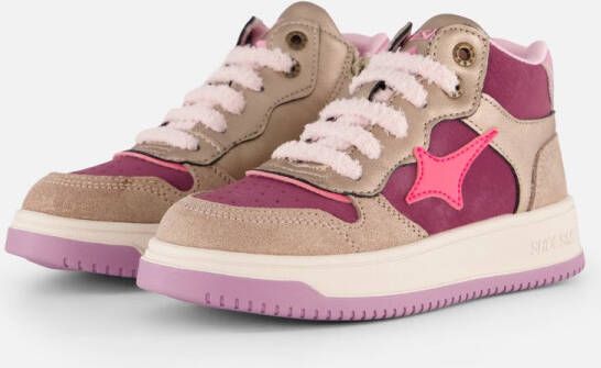 Shoesme New Outsole Sneakers rood Leer Dames