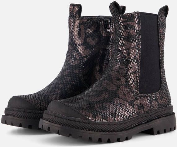 Shoesme New Tank Chelsea boots zwart Leer Dames