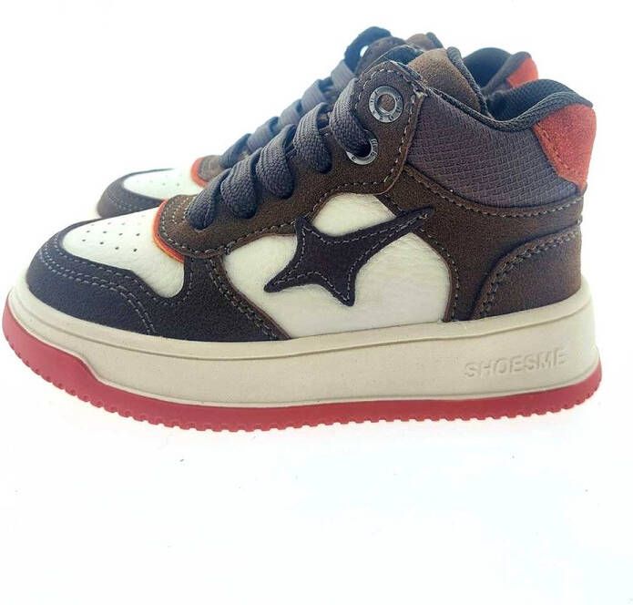 Shoesme NO25W006 sneaker bruin combi