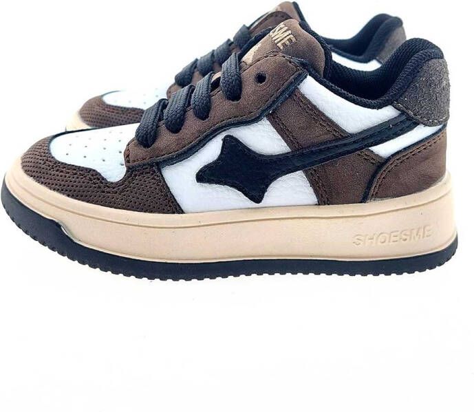 Shoesme NO25W015 sneaker bruin combi