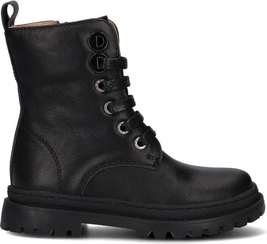 Shoesme Nt21w005 Veterboots Laarzen Met Veters Meisjes Kids Zwart - Foto 5