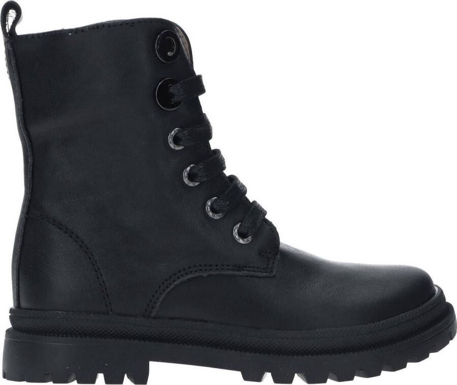 Shoesme Nt21w005 Veterboots Laarzen Met Veters Meisjes Zwart