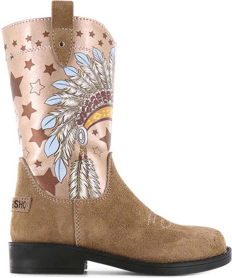 Shoesme Nw22w006 Cowboylaarzen Western Laarzen Meisjes Cognac - Foto 3