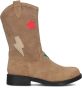 Shoesme Nw23w006 Cowboylaarzen Western Laarzen Meisjes Kids Beige - Thumbnail 2