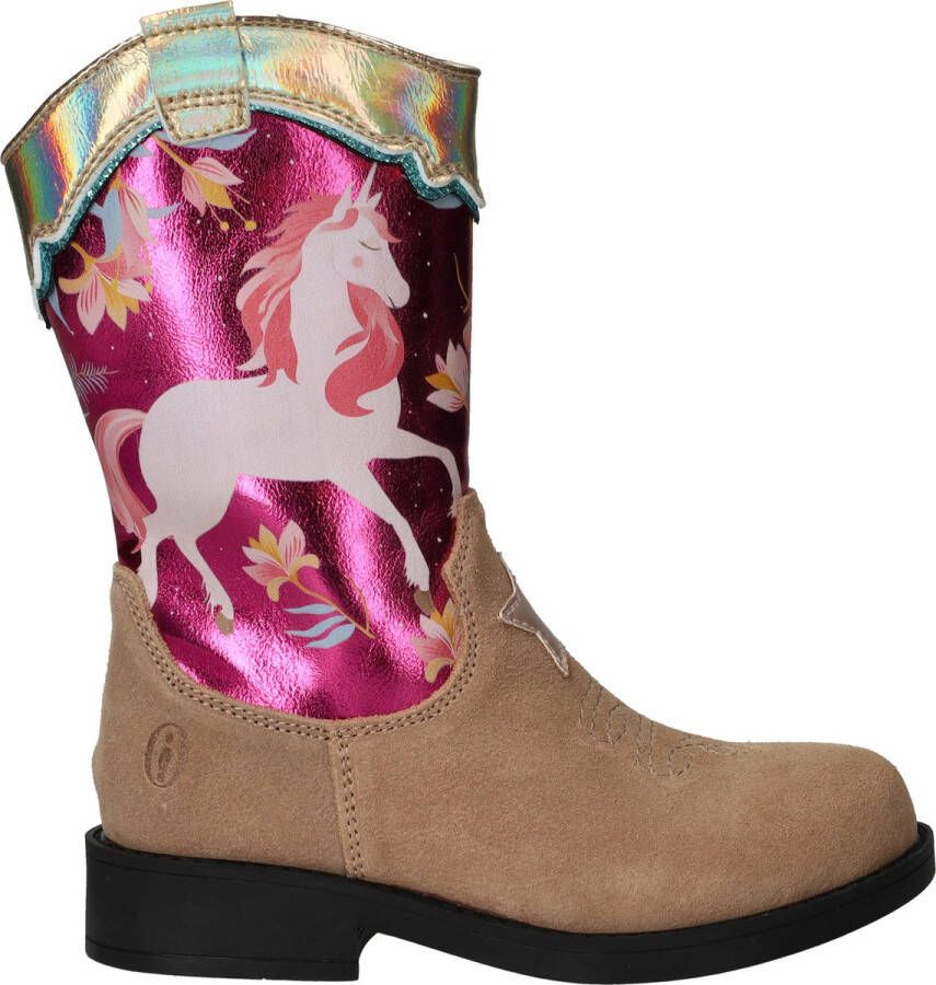 Shoesme Laarzen Meisjes Pink Unicorn Warm gevoerd - Foto 3