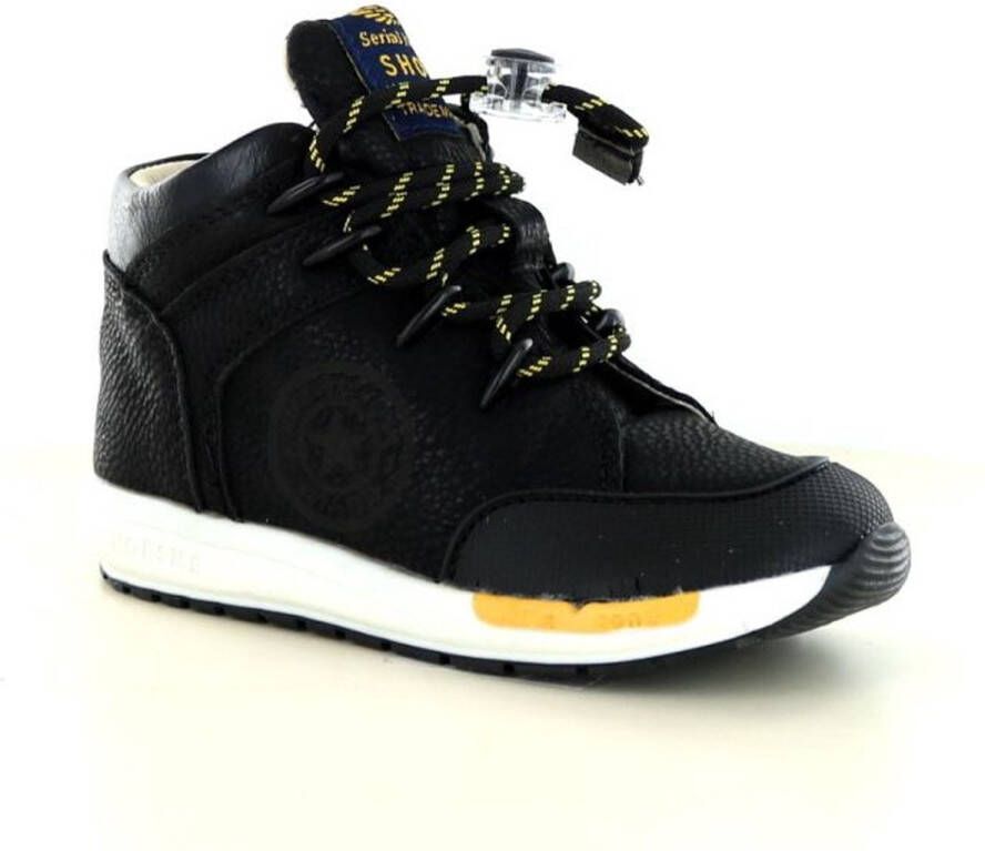 Shoesme RF23W005-D Zwarte sneaker Leer