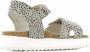 Shoesme RA22S068-A leren sandalen met dierenprint beige Leer Dierenprint 26 - Thumbnail 6