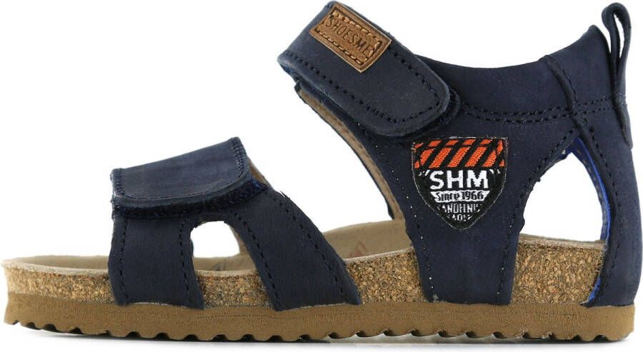 Shoesme BI21S096-A suède sandalen donkerblauw Jongens Suede Effen 21