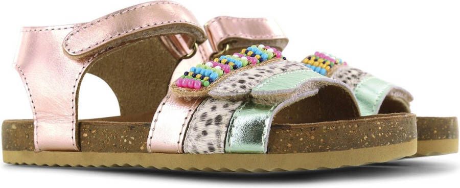 Shoesme leren sandalen roze Meisjes Leer Meerkleurig 22 - Foto 6