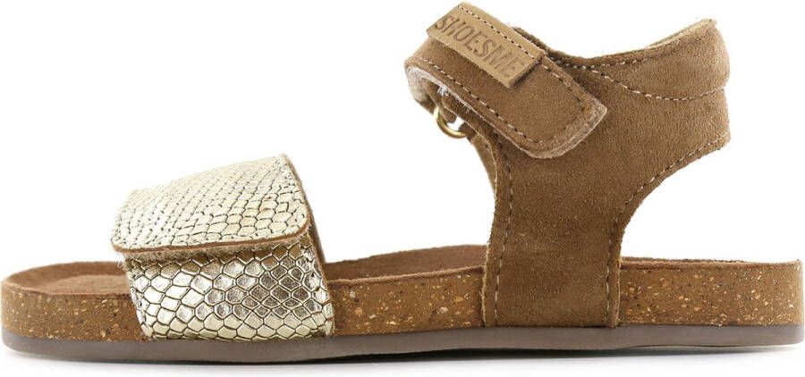 Shoesme leren sandalen bruin goud Meisjes Leer Meerkleurig 20