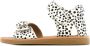 Shoesme leren sandalen met stippen wit zwart Meisjes Leer Stip 24 - Thumbnail 7
