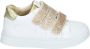 Shoesme leren sneakers wit goud met glitters Meisjes Leer Meerkleurig 30 - Thumbnail 3