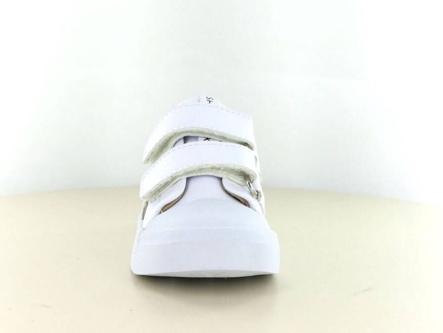 Shoesme Klittenbandschoenen WHITE Leer