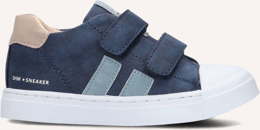 Shoesme Sh24s005 Sneakers Jongens Leren Sneaker Blauw