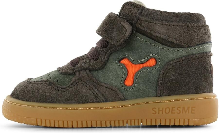 Shoesme Baby Babysneakers Jongens Cognac Leer