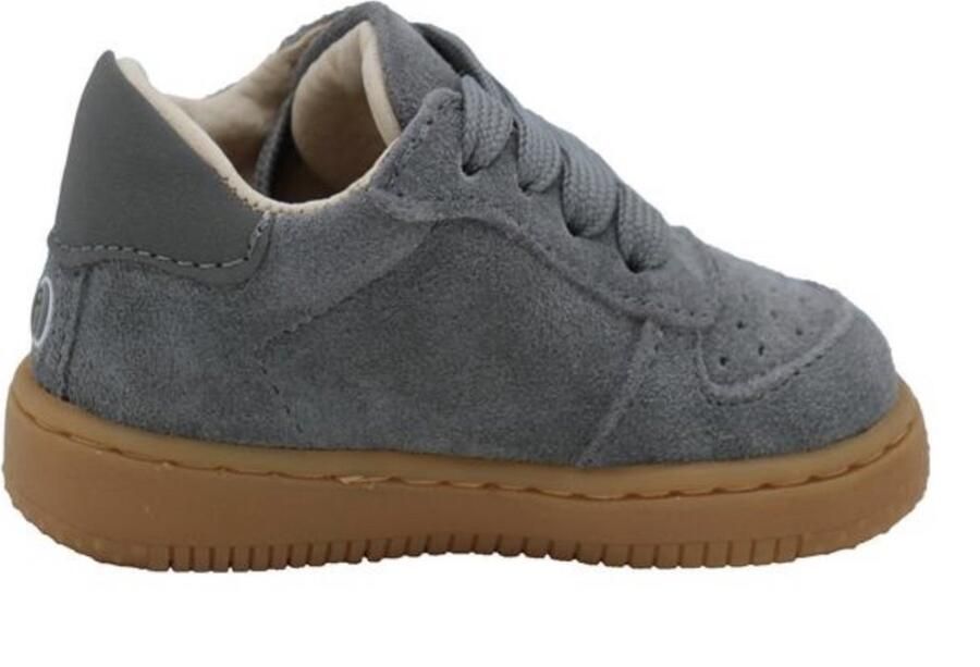 Shoesme Baby Babysneakers Jongens Grey Leer