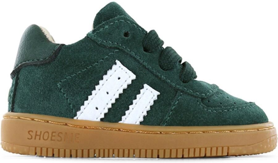 Shoesme Baby Babysneakers Dark Green Leer