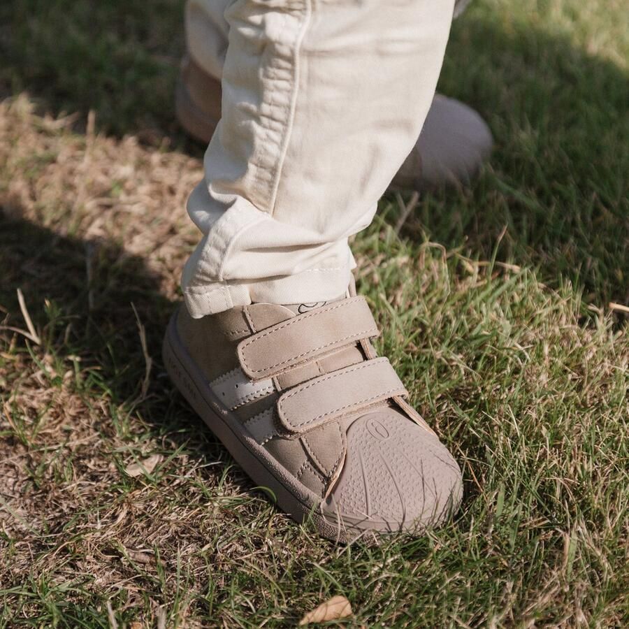 Shoesme sneakers taupe Bruin Meisjes Imitatieleer Effen 19 - Foto 4