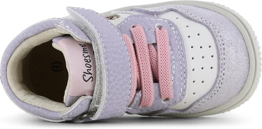 Shoesme Baby Babysneakers Meisjes Lilac Leer