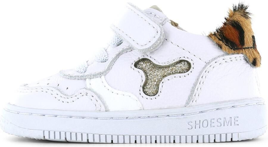 Shoesme leren sneakers wit Meisjes Leer Meerkleurig 25 - Foto 3