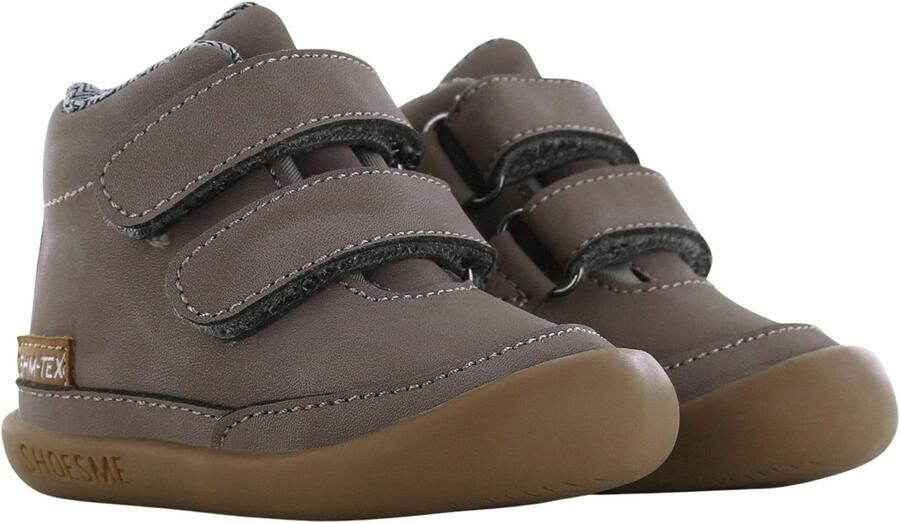 Shoesme Baby Klittenbandschoenen Jongens Grey Waterproof membraan