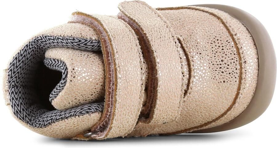 Shoesme Baby Klittenbandschoenen Meisjes Gold Metallic Waterproof membraan