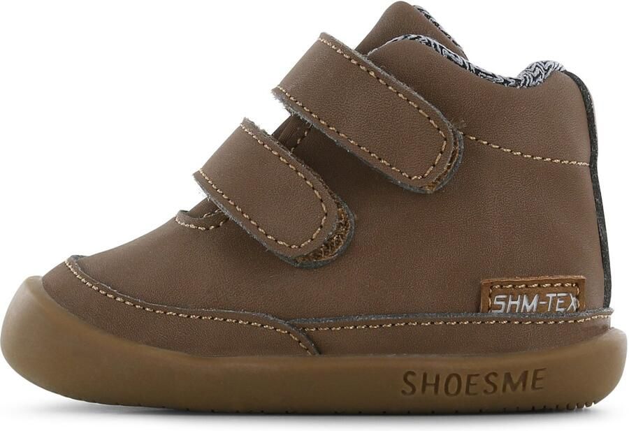 Shoesme Baby Klittenbandschoenen Brown Waterproof membraan
