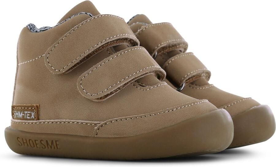 Shoesme Baby Klittenbandschoenen Cognac Waterproof membraan
