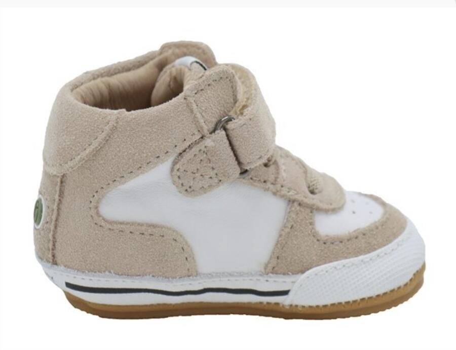 Shoesme Beige BABY-PROOF Schoentje Sneakers Kinderen Jongens Beige Green Suède - Foto 2