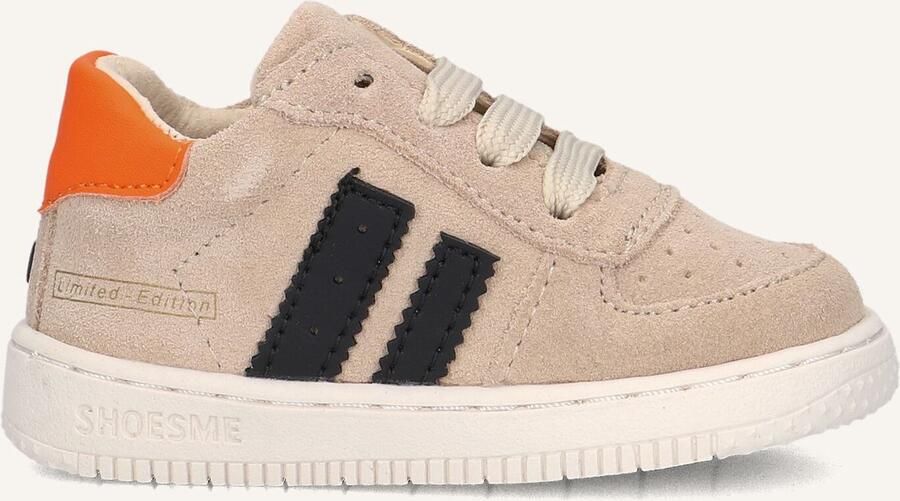 Shoesme Beige Sneakertje Sneakers Kinderen Jongens Beige Black Suède - Foto 2