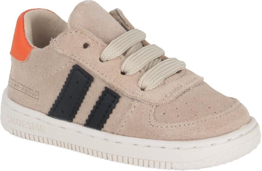 Shoesme Beige Sneakertje Sneakers Kinderen Jongens Beige Black Suède - Foto 2