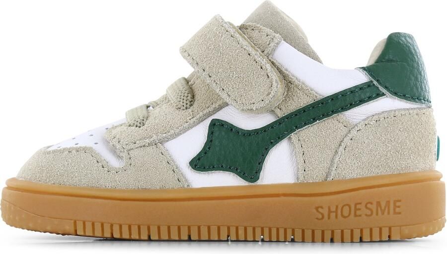 Shoesme Beige Sneakertje Sneakers Kinderen Jongens Beige Green Suède - Foto 2