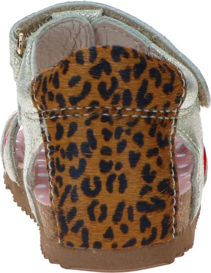 Shoesme BI21S092-A leren sandalen cognac Bruin Meisjes Leer Hartjes 28 - Foto 3