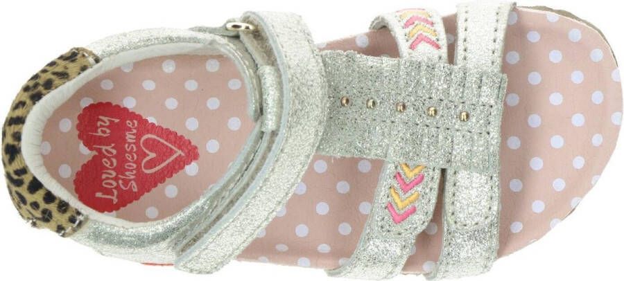 Shoesme BI21S092-A leren sandalen cognac Bruin Meisjes Leer Hartjes 28 - Foto 16