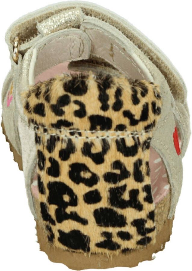 Shoesme BI21S092-A leren sandalen cognac Bruin Meisjes Leer Hartjes 28 - Foto 5