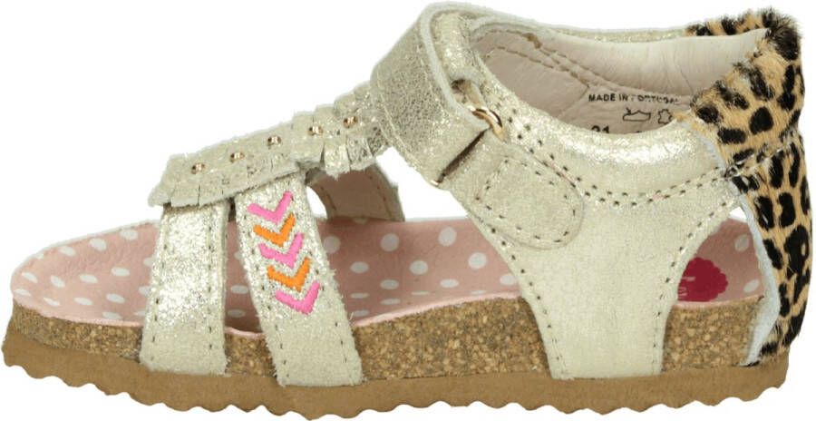 Shoesme BI21S092-A leren sandalen cognac Bruin Meisjes Leer Hartjes 28 - Foto 13