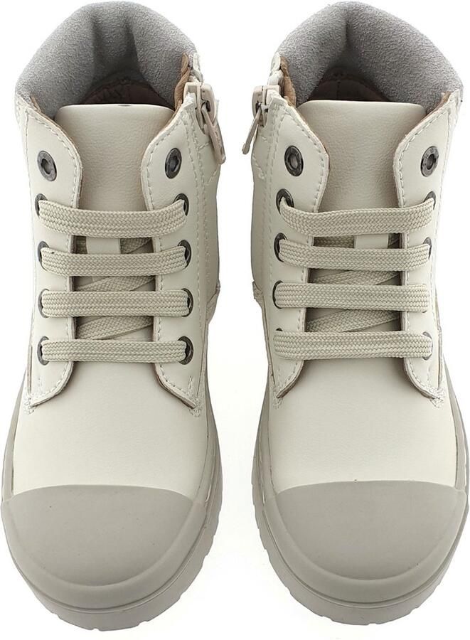 Shoesme SW22W007 veter boots gebroken wit offwhite