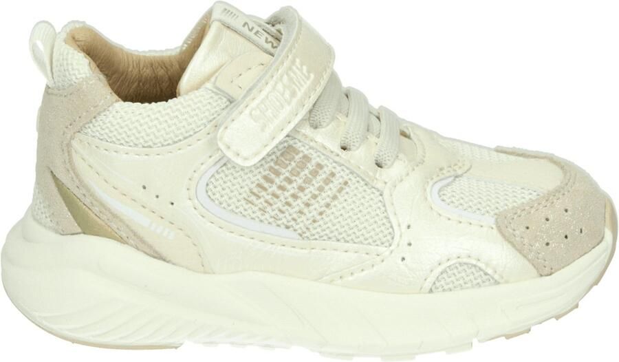 Shoesme Goud Sneakertje Sneakers Kinderen Meisjes LIGHT GOLD Microfiber leer