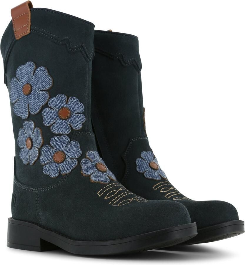 Shoesme Laarzen Meisjes Jeans Dark Blue Warm gevoerd - Foto 2