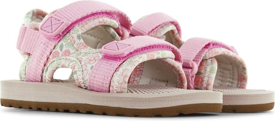 Shoesme Bloemenprint Lichtgewicht Sandaal Sandalen Kind Meisjes Pink Flower Spandex - Foto 6