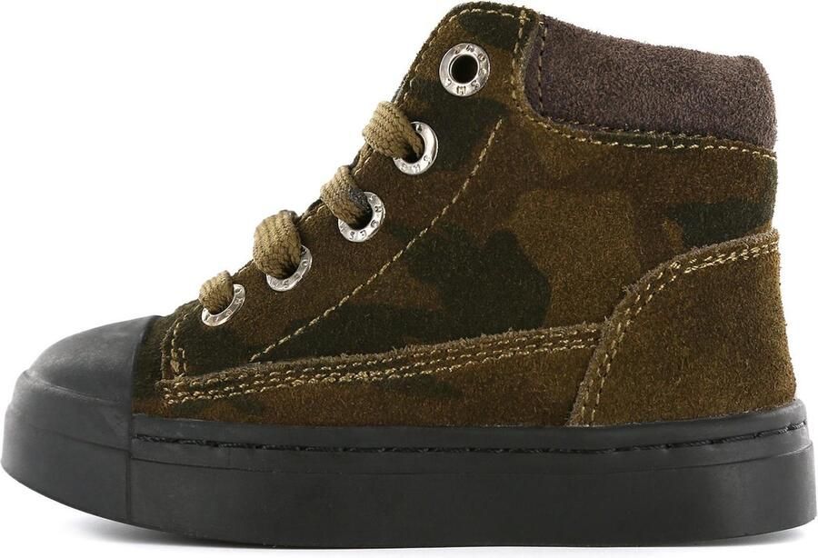 Shoesme BOOTS Jongens Sneakers Groen camouflage