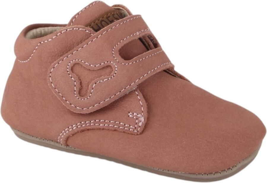 Shoesme leren lopen klittenband schoenen roze