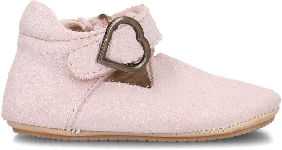 Shoesme Unisex Platte sandalen Bp25s003 Roze Suède