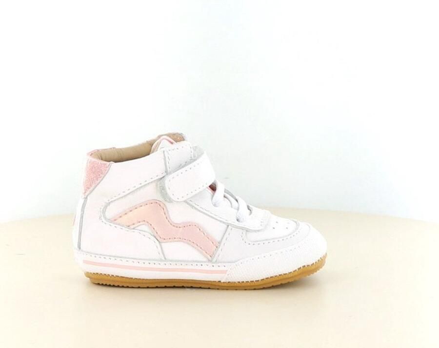 Shoesme wit-roze BABY-PROOF schoentje